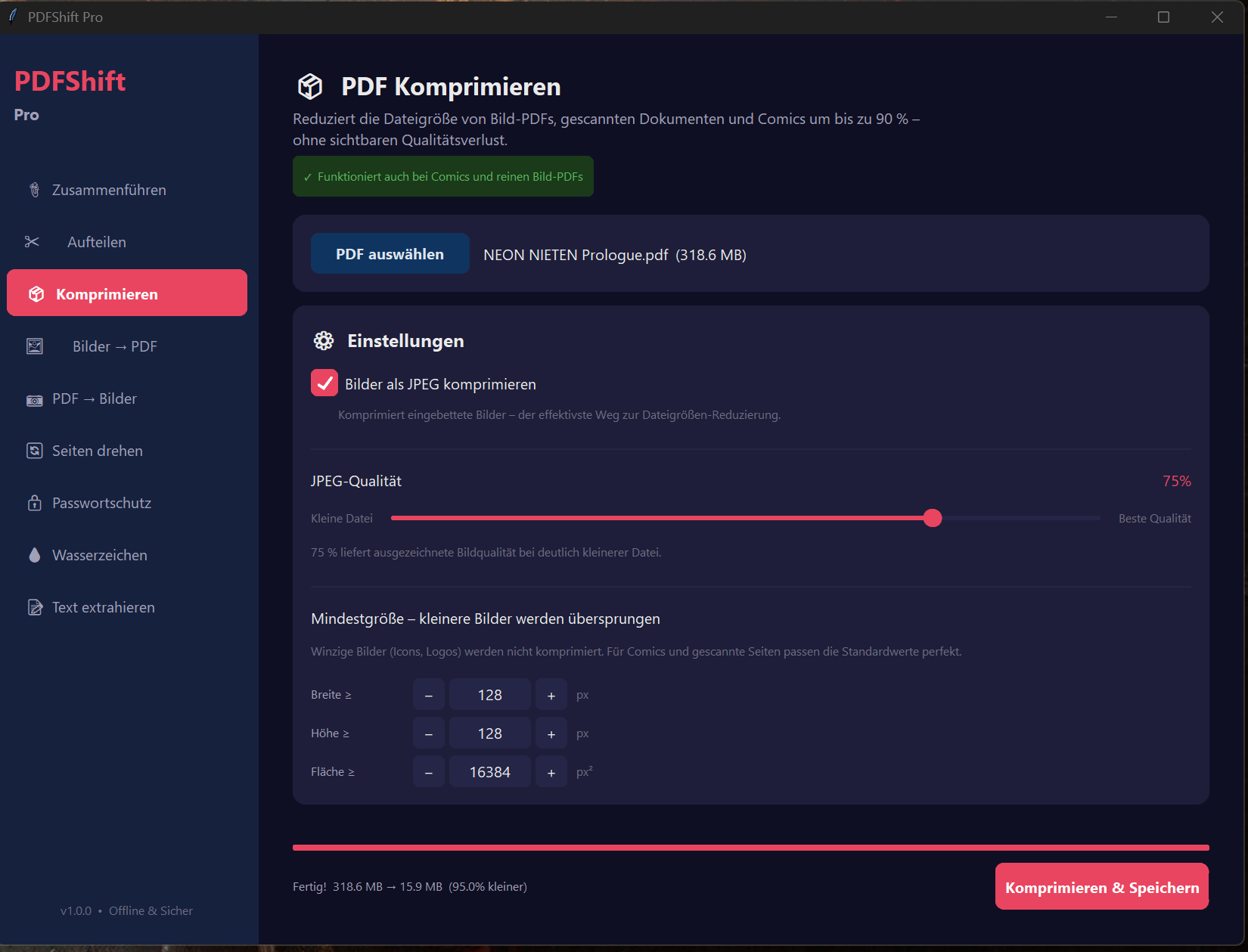 PDFShift Pro — Screenshot